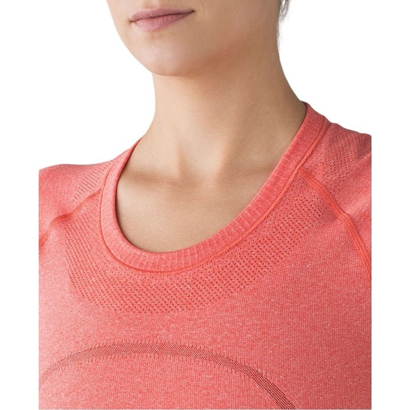 LULULEMON Swiftly Tech Short Sleeve Crew in Heathered Alarming - Picture 3 of 13
